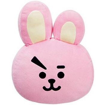 BT21 Official Merchandise, Cooky Plush Cushion 61342, Color Rosa