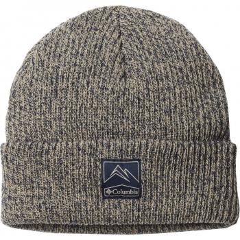 Gorro Columbia Cuffed Marrón Jaspeado - Punto Clásico Supersuave