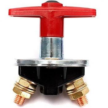 Sedeta desconexión de la batería Cut Off Kill Switch 500Amp Interruptor de aislamiento 12-60V Coche del carro del barco tecla fija la manija para Auto, marino, Comercial, Heavy Plant