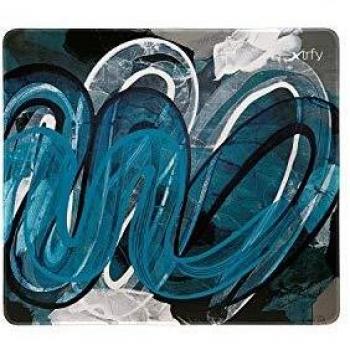 Alfombrilla de Ratón Gaming Xtrfy GP4 - Grande, Azul Calle, Superficie de Tela, Base Antideslizante, Lavable, 460 x 400 x 4 mm