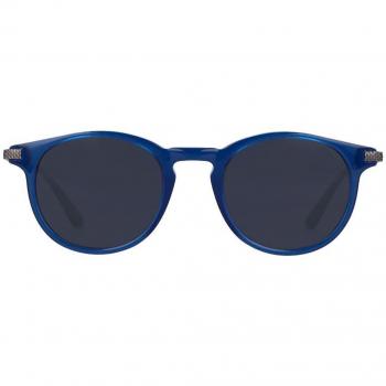 SmartBuy Collection Oval Full Rim Plastic Men's Prescription Sunglasses Blue Size 47