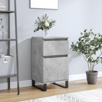 Aparador de hormigón gris 40x35x70 cm madera multicapa Vidaxl