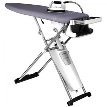 Sistema de Planchado Laurastar S Pure Xtra - Tabla de planchar activa con aspiración y soplado, depósito extraíble, 2200 W, 1.2 L, altura ajustable (6 niveles)
