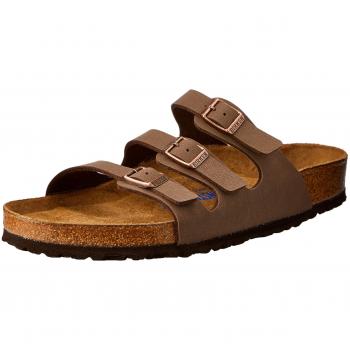 Birkenstock Florida Soft Footbed Sandals - Normal Width, Brown, Size 39 EU