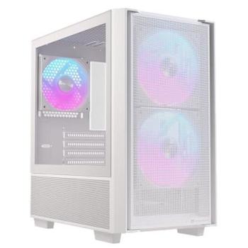 Caja Einarex PULSE PM150 RGB Blanca Micro-ATX con Vidrio Templado