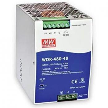 Fuente de alimentación conmutada DIN WDR-480-24, 24 V/20 A, 480 W