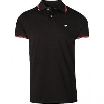 Emporio Armani Men's Black Polo Shirt Size S