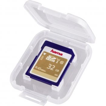 Hama SD-Card Box - Funda para Tarjetas de Memoria, Transparente
