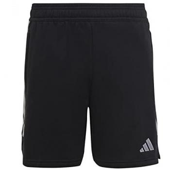 Pantalones cortos de fútbol Adidas Tiro 23 para niños, color negro, talla 5-6A
