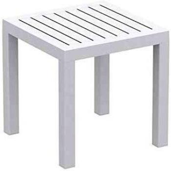 Mesa de café Ocean: elegancia y funcionalidad en un diseño único, color blanco