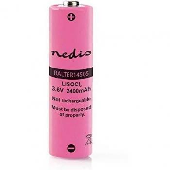 Nedis BALTER14505 Lithium Thionyl Chloride Battery ER14505 | 3.6 V | Lithium Thionyl Chloride | ER14505 | 2400 mAh | Number of batteries: 1 pcs | Blister | ER14505 | Pink