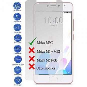 Todotumovil Protector de Pantalla Meizu M5C de Cristal Templado Vidrio 9H para movil
