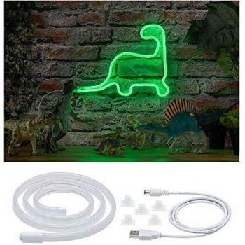 Tira LED Neon Colorflex USB 1m Verde 4,5W 5V Plástico