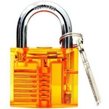 Bullkeys Brand New Colorful Transparent Lock for Players Practice