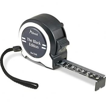 Advent Black Edition 8m/26ft x 25mm Professional Tape Measure