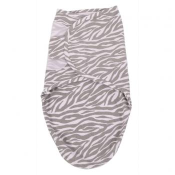 Manta arrullo Bo Jungle Tiger S gris y blanco