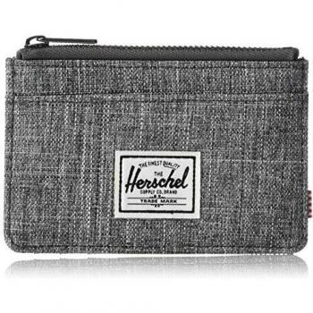 Herschel Oscar RFID para Hombre, Raven Crosshatch, Talla única
