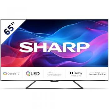 Sharp QLED 65 TV 4K Ultra HD Smart Google TV 144Hz Dolby Vision Atmos