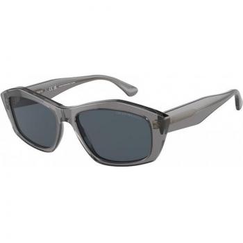 Emporio Armani EA4187 502987 Women's Square Sunglasses in Transparent Gray