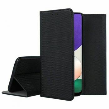 Funda Folio Magnética para Samsung Galaxy A22 5G - Color Negro, con Soporte y Función Magnética