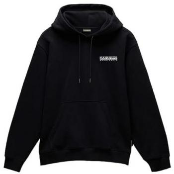Sudadera Napapijri B-Linth negra con capucha para hombre, talla S