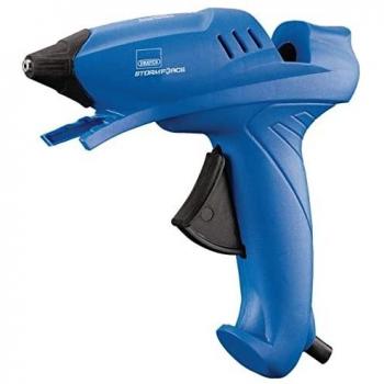 Pistola de pegamento Draper 83660 Storm Force, con seis tubos de pegamento, (100 W), color azul