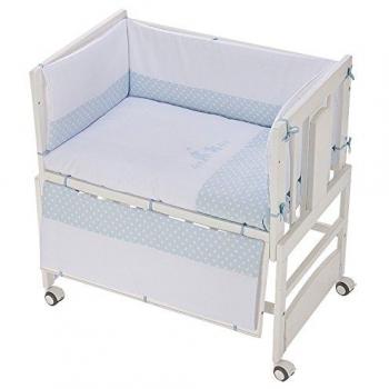Minicuna colecho Allegra con vestidura Bimba Celeste