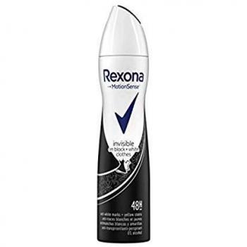 Rexona Invisible Desodorante Aerosol Antitranspirante para mujer Black&White  200ml