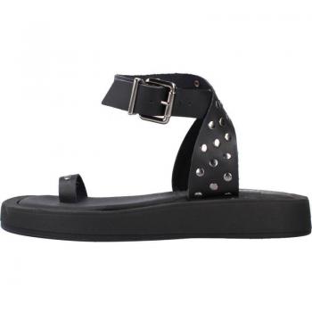 Sandalias de Mujer Yellow Modelo Mae, color negro, características: diseño elegante, material sintético, suela antideslizante, plantilla acolchada para mayor comodidad