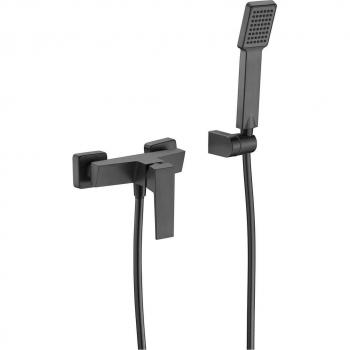 Kit ducha monomando Art Imex black gun metal
