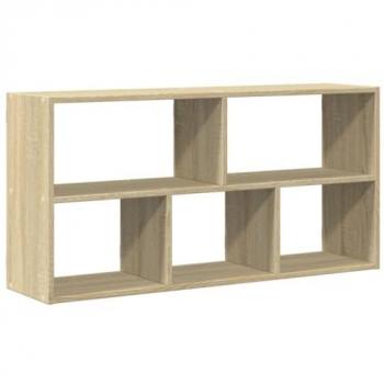 Estantería de pared madera ingeniería roble Sonoma 100x25x50 cm, color marrón