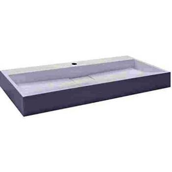 vidaXL Wash Basin 100x46x11 cm Mineral Cast/Marble Cast White