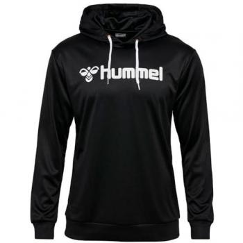 Sudadera con Capucha Hummel Logo Unisex Negra