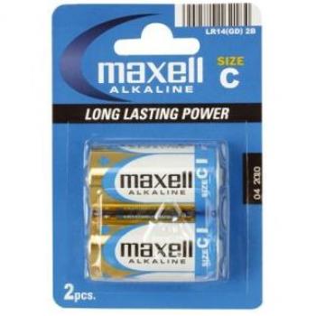 Pilas Alcalina Maxell Lr14 Blister De 2 M007