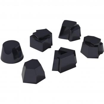 Alessi AMT13S B - Molde para bizcoletas, Color Negro