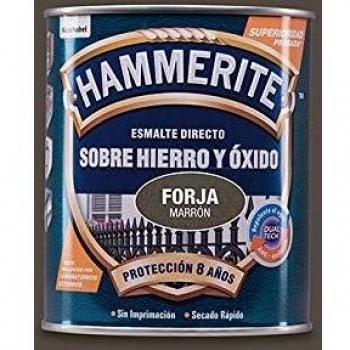Hammerite Esmalte directo sobre hierro y óxido Forja Marrón 2,5 L
