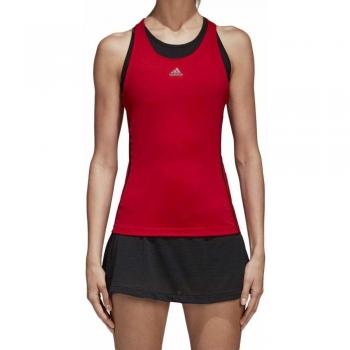 adidas Camiseta de Tirantes Barricade para Mujer, Mujer, Camiseta de Tirantes Anchos, CE1450, Scarle, Medium