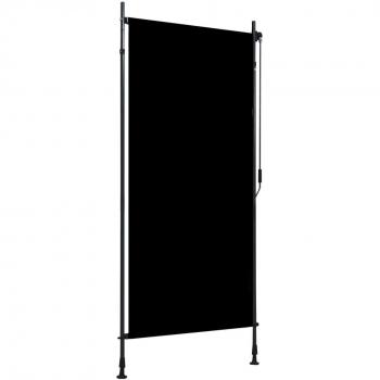 Estor enrollable de exterior gris antracita 100x270 cm