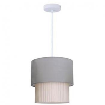 Lámpara de Techo Colgante Batwe E27 Ø280mm Gris - Iluminación Elegante