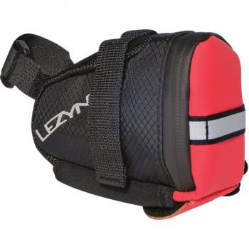 LEZYNE S Caddy - Bolsa de sillín Unisex, Color Rojo y Negro