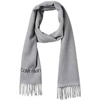 Tommy Hilfiger Classic Wool Scarf W Bufanda, Gris