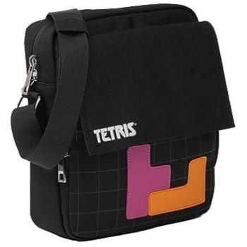 Mochila Bandolera Gaming de Tetris - Blöcke - Alta Calidad, Licencia Oficial, Material de Poliéster, Negro, Unisex Adulto