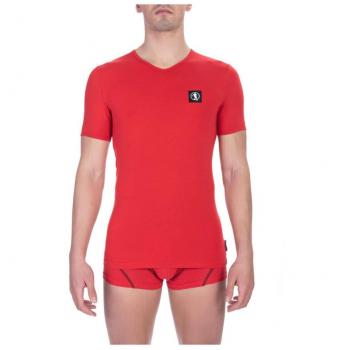 Bikkembergs Red Cotton T-Shirt - L