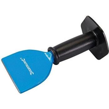 Silverline Tools PC40 Cincel de Albañil con Protector, 100 x 220 mm, Multicolor