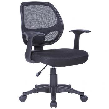 Silla giratoria Q-Connect con respaldo medio regulable en altura 870+120mm, alto 550mm, ancho 590mm, profundidad