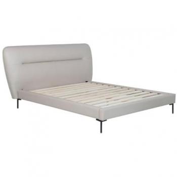 Cama 160 x 200 cm - Cuero Taupe - JODALA