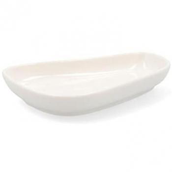Bandeja de Aperitivos Quid Select Blanco Cerámica Irregular (12 Unidades) (Pack 12x)