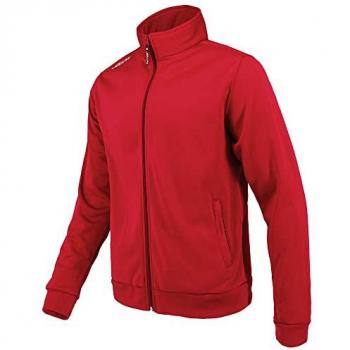 Sudadera Joluvi Score Full Zip Roja para Niños de 10 Años