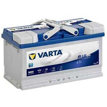 Varta 580500080D842 Blue Dynamic EFB N80, 80 Ah, 800 A
