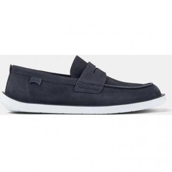 CAMPER Wagon Men's Formal Blue Suede Shoes in Size 45